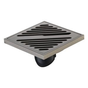 phễu chống hôi cao cấp mat mt02 đồng thau 100x100mm D60-90 màu niken mờ